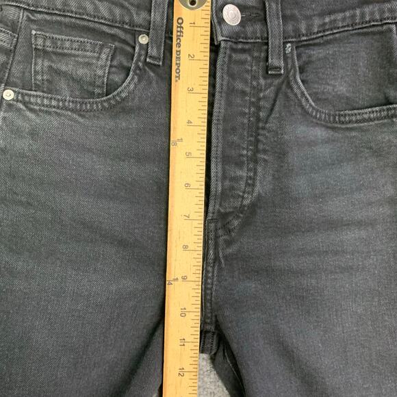 Frank and Eileen $328 Monaghan Mom Jean Black Denim Size 25 MADE IN USA - Picture 7 of 13